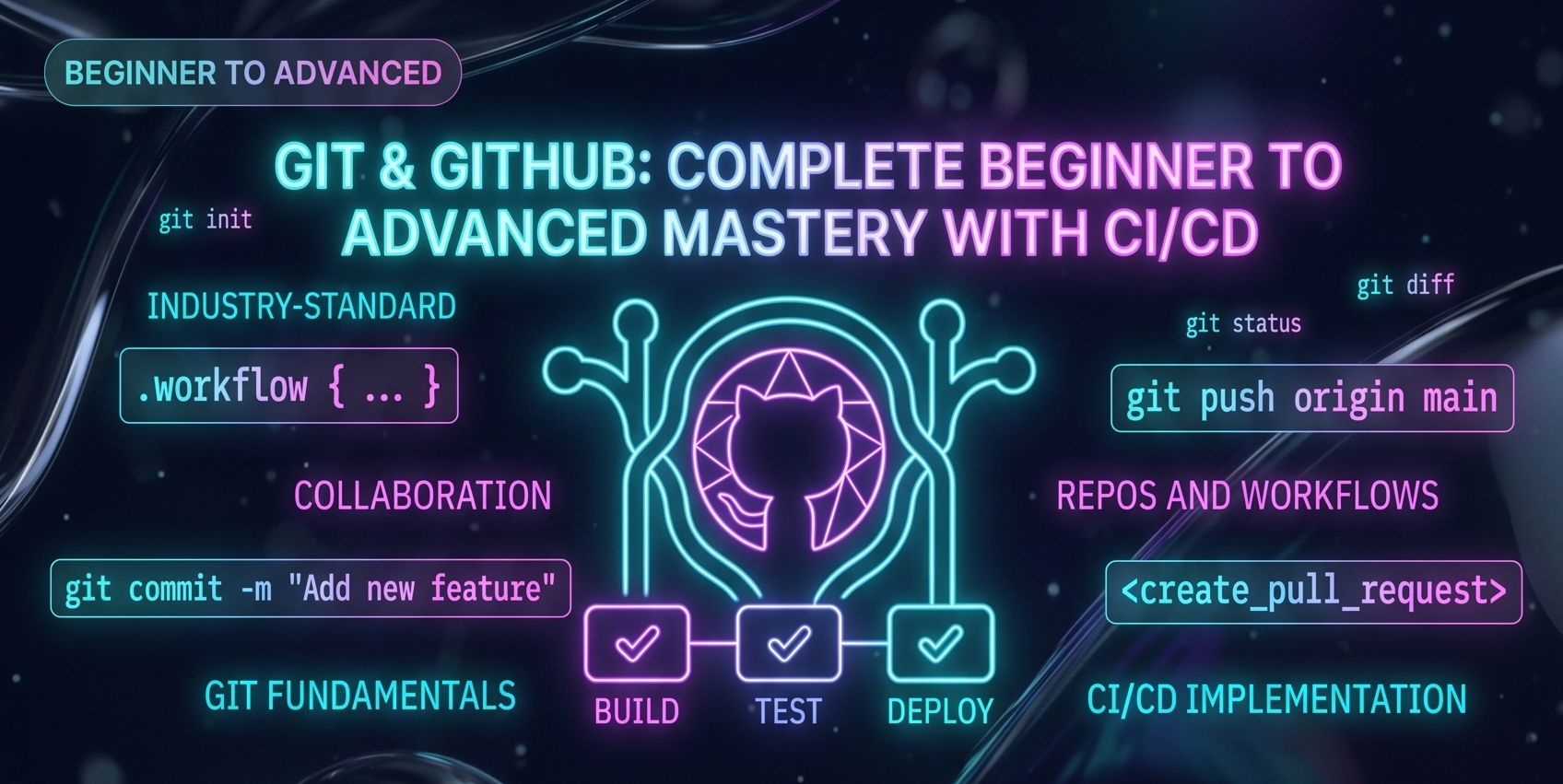 GitHub Complete Beginner to Advanced Mastery
